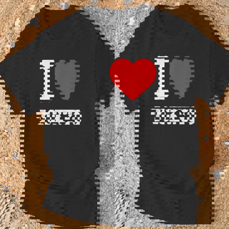 私は東京が大好きです I Love Tokyo Tシャツ 高齢者への贈り物
