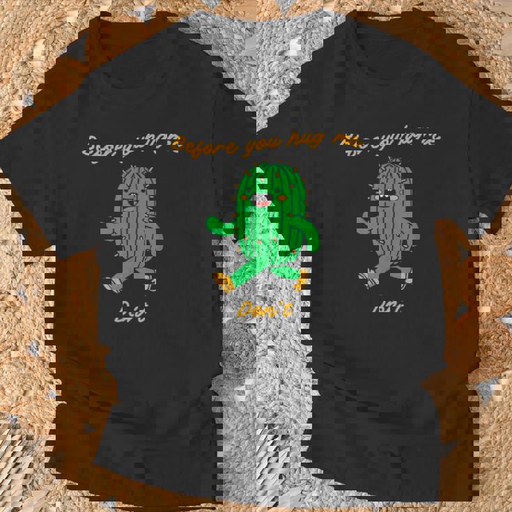 私を抱きしめる前にしないでください Tシャツ 高齢者への贈り物