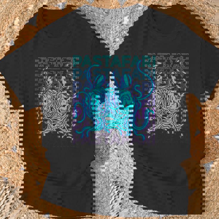 空飛ぶスパゲッティ モンスター パスタファリ パスタファリズム Fsm レトロ Tシャツ 高齢者への贈り物