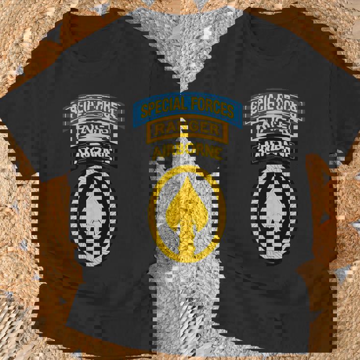 米国特殊部隊 -Fレンジャータブ -Ocomパッチ Tシャツ 高齢者への贈り物