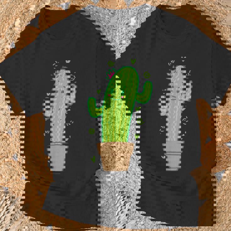 素敵なムードのサボテン Tシャツ 高齢者への贈り物