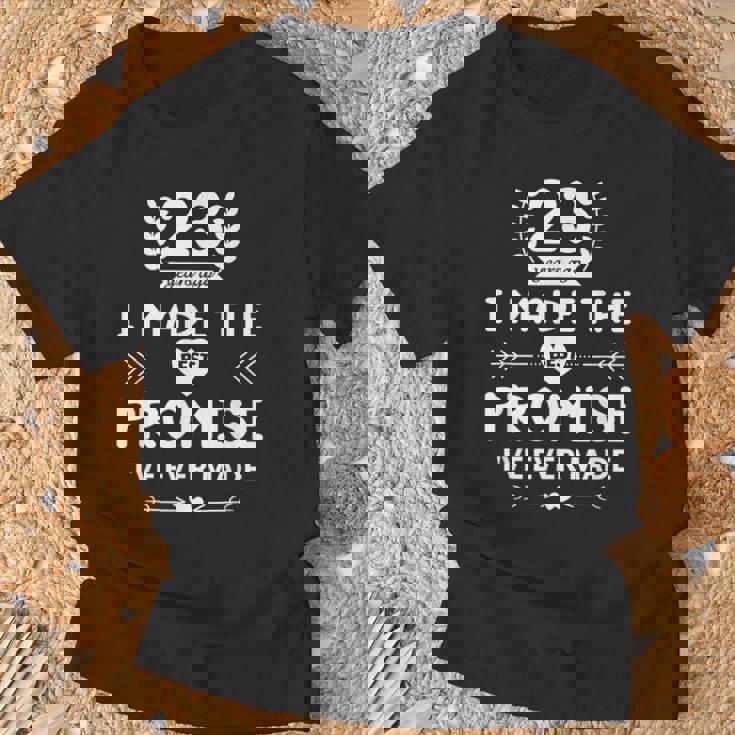 結婚23周年 結婚記念日 おもしろい 夫 妻 Tシャツ 高齢者への贈り物