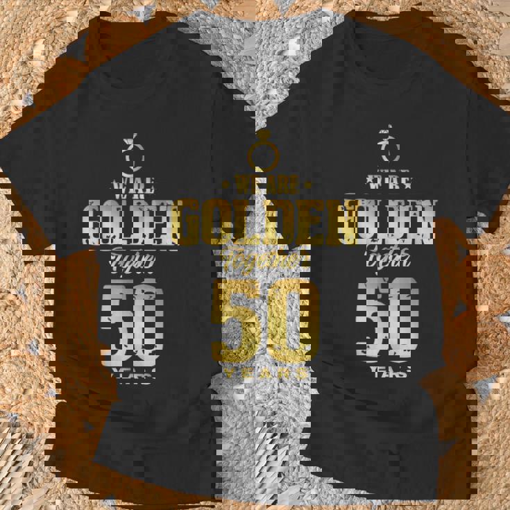 結婚50周年 ロマンチック カップル 結婚 50歳 Tシャツ 高齢者への贈り物