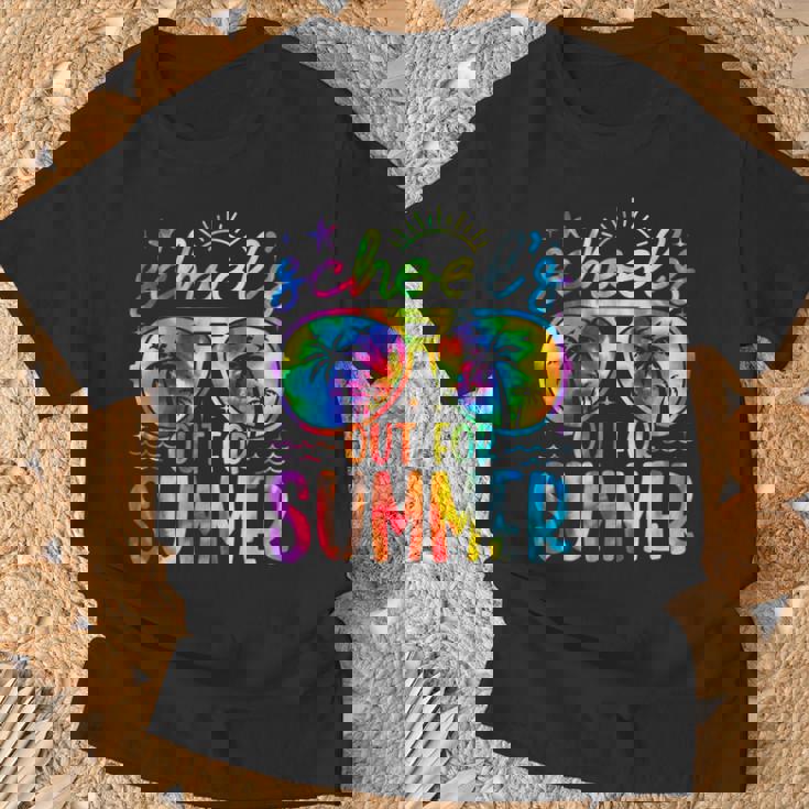 絞り染め 学校教師の夏最終日 Tシャツ 高齢者への贈り物