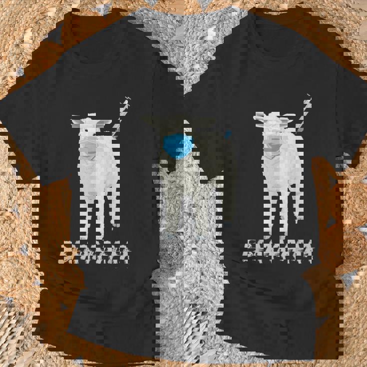 羊または羊 ワクチン防止マスク Tシャツ 高齢者への贈り物