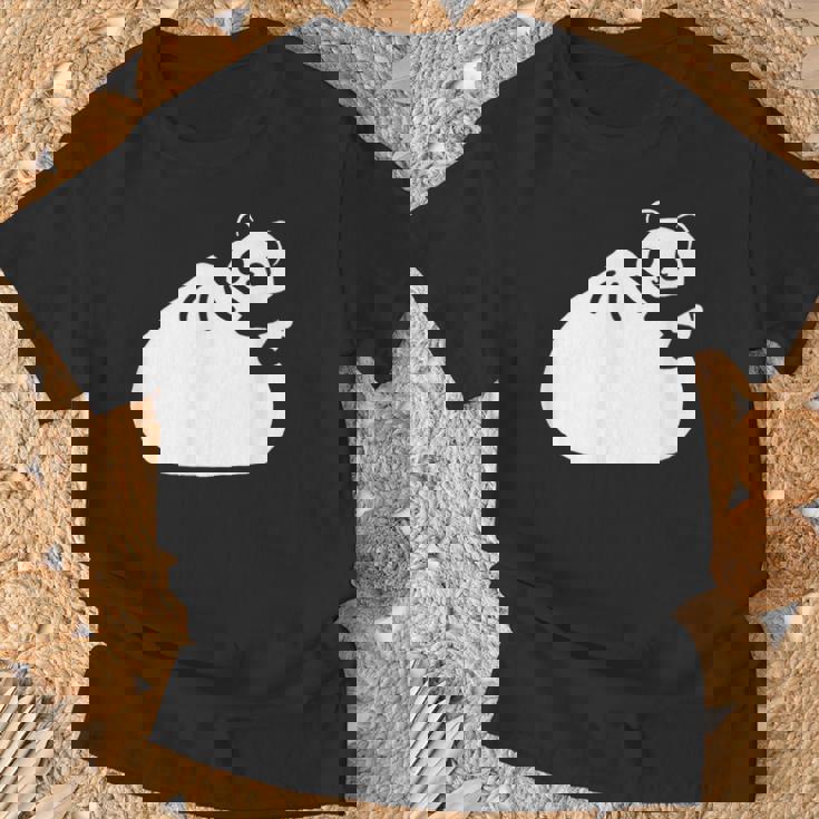 肉まんとパンダ かわいい チャイナ Pork Bunpanda Tシャツ 高齢者への贈り物