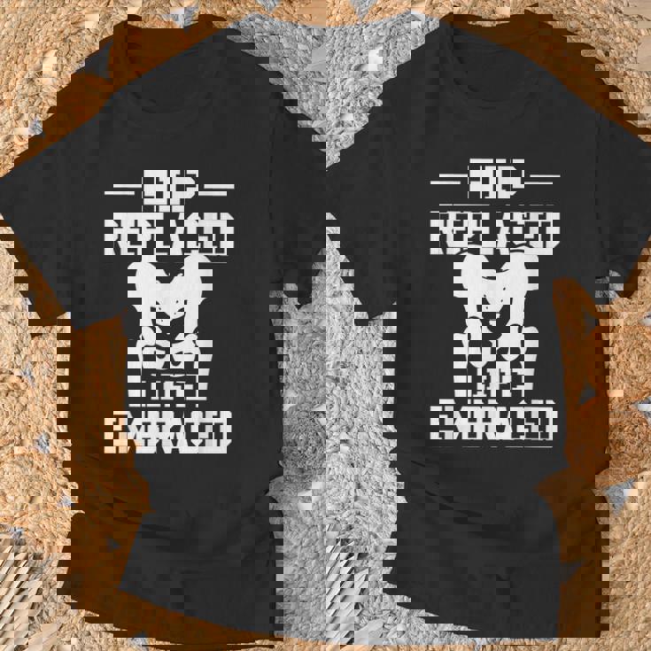 股関節置換術を受け入れた人生 股関節置換手術 Tシャツ 高齢者への贈り物