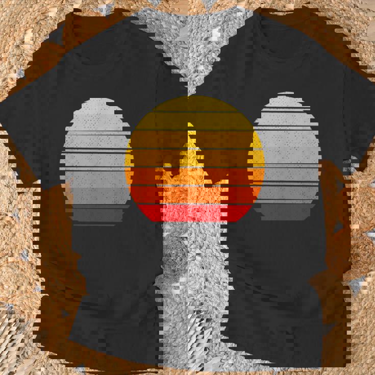 色の縞模様 Tシャツ 高齢者への贈り物