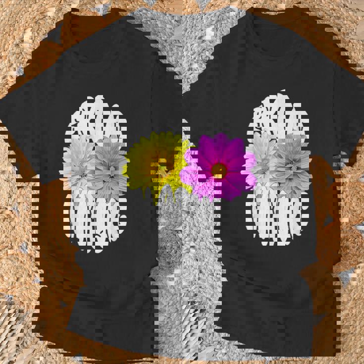 花 可愛い 自然からの贈り物 From Natre Tシャツ 高齢者への贈り物