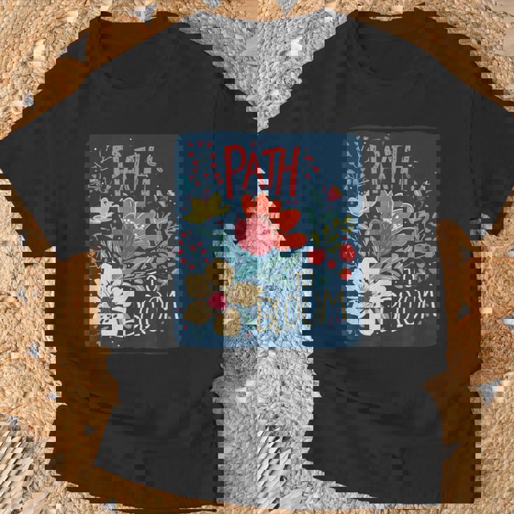 花を咲かせる春好きのための面白い小道コスチューム。 Tシャツ 高齢者への贈り物