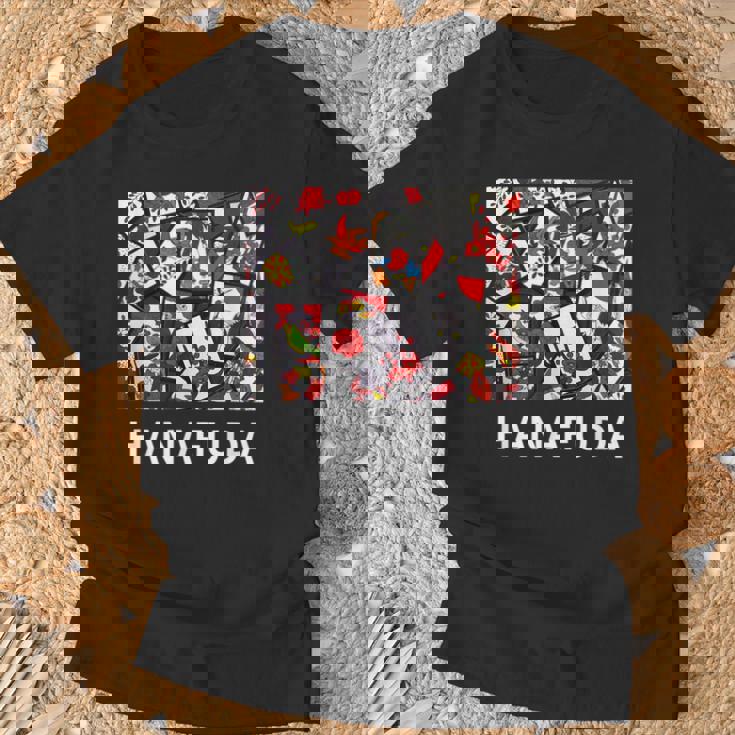 花札tシャツ 日本 カードゲーム Tシャツ 高齢者への贈り物