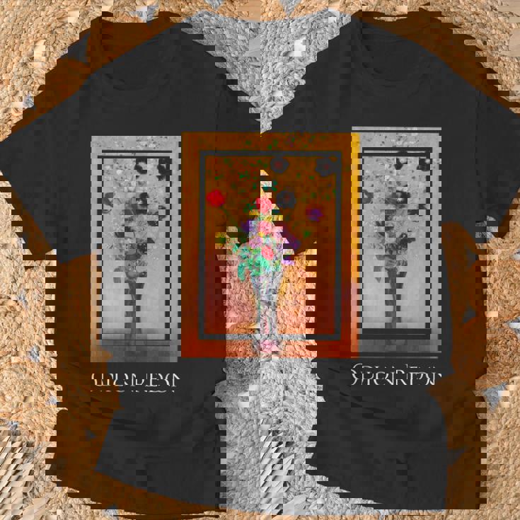 花瓶 オディロン・ルドン 絵画 シンボリズム 花ase Flowers Odilon Redonymbolism Tシャツ 高齢者への贈り物