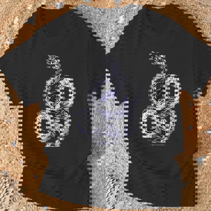 蛇蛇スリザリングブラックワーク Tシャツ 高齢者への贈り物