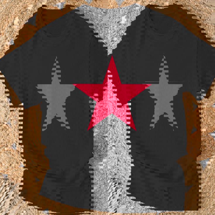 複数の色の風船ガムピンクの星 Tシャツ 高齢者への贈り物