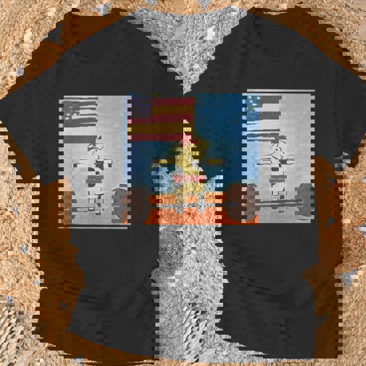 赤身ビーフ パティ赤身ビーフティー デッドリフティングビーフ Tシャツ 高齢者への贈り物