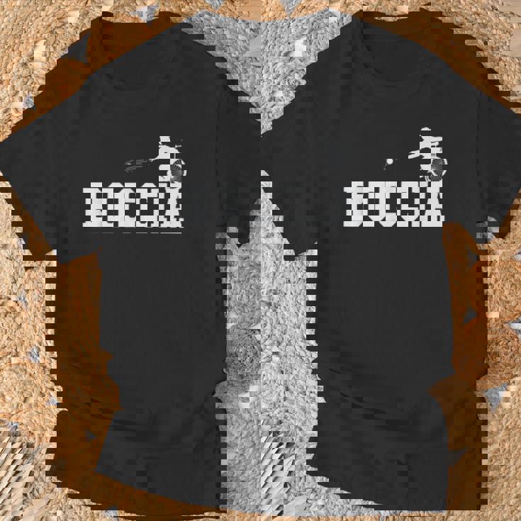 車椅子のボッチャ Tシャツ 高齢者への贈り物