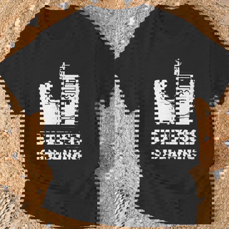 透析tシャツ 透析患者用 透析は排水 Tシャツ 高齢者への贈り物