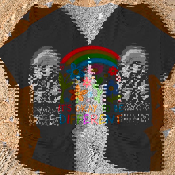 違う虹の花でも大丈夫 Tシャツ 高齢者への贈り物