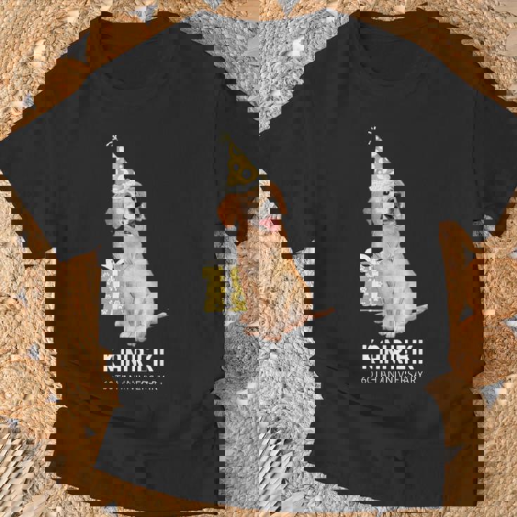 還暦祝い 犬好き 男性 女性 父 母 還暦 お祝い 60歳 かわいい 犬 ゴールデンレトリバー おしゃれ Tシャツ 高齢者への贈り物