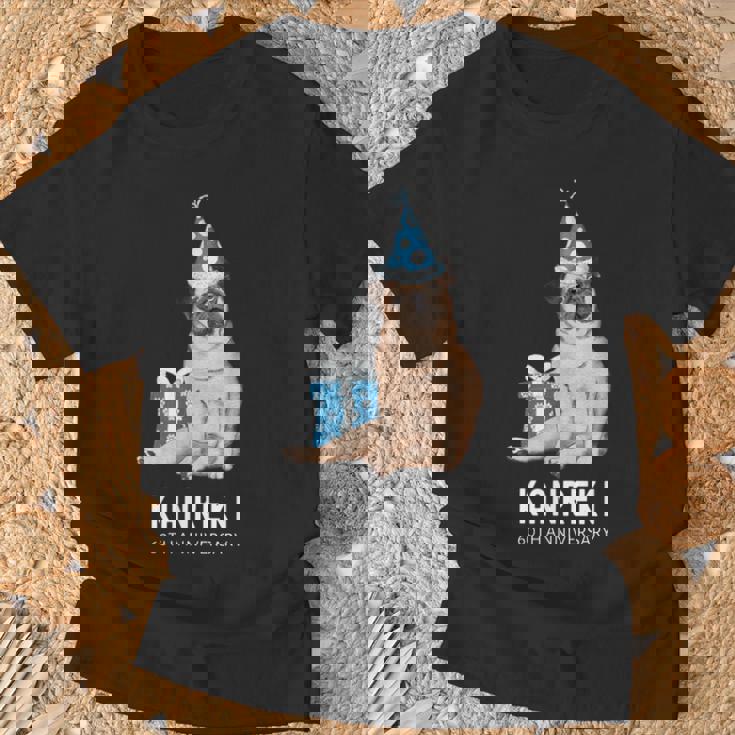 還暦祝い 犬好き 男性 女性 父 母 還暦 お祝い 60歳 かわいい 犬 パグ おしゃれ おもしろ 赤色 Tシャツ 高齢者への贈り物