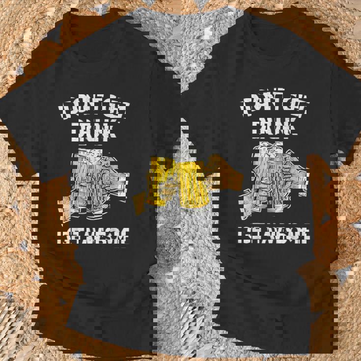 酔わないで最高になる-面白いアルコール Tシャツ 高齢者への贈り物