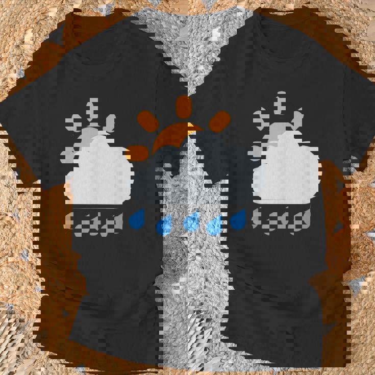 雨雲の向こうの太陽 Tシャツ 高齢者への贈り物