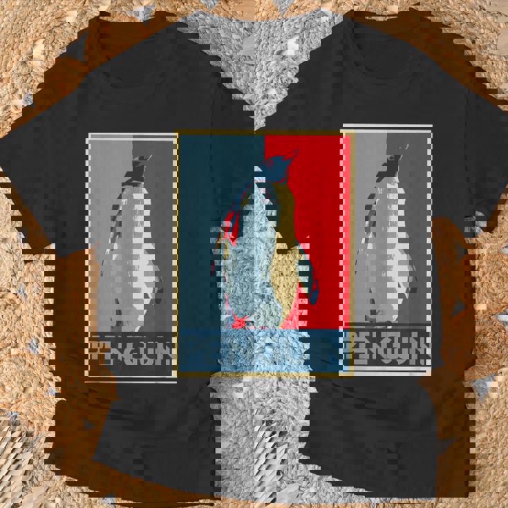 面白tシャツ 海 ペンギン おもしろ かわいい グッズ 服 ネタ メンズ オリジナル 夏 生き物 レトロ Tシャツ 高齢者への贈り物