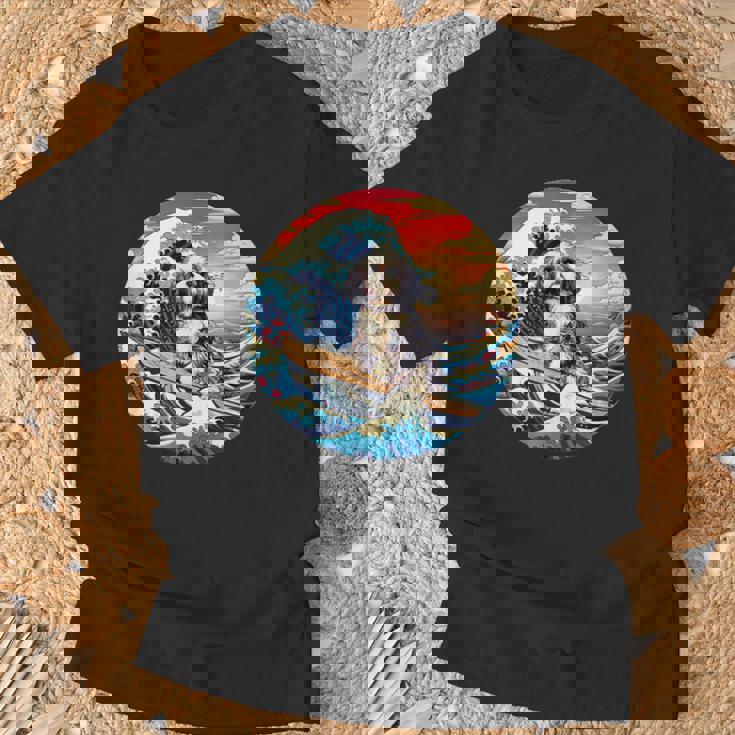 面白いtシャツ シーズー 犬 イヌ メンズ 犬好き グッズ かわいい おもしろ 面白い 服 ネタ サーフィン Tシャツ 高齢者への贈り物