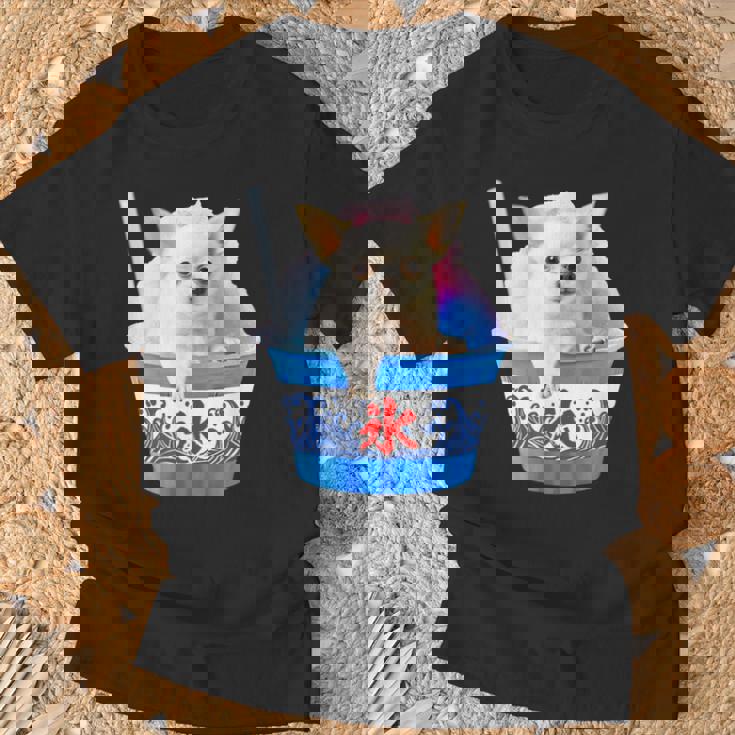 面白いtシャツ チワワ かき氷 イヌ メンズ 犬好き グッズ かわいい おもしろ 面白い 服 ネタ 夏 Tシャツ 高齢者への贈り物