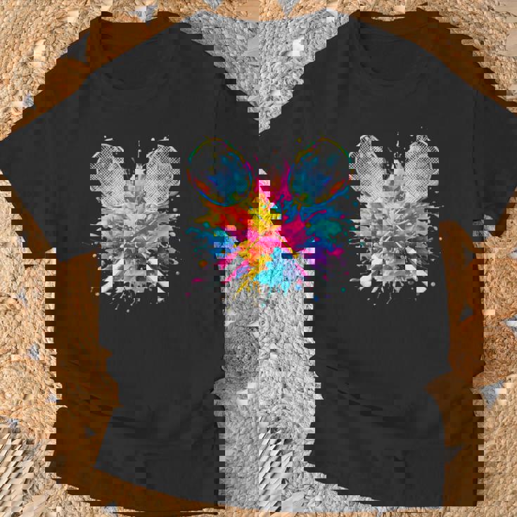 面白いtシャツ バドミントン おもしろ カラフル 服 ネタ メンズ テニス部 おもしろグッズ 大人 子供 Tシャツ 高齢者への贈り物