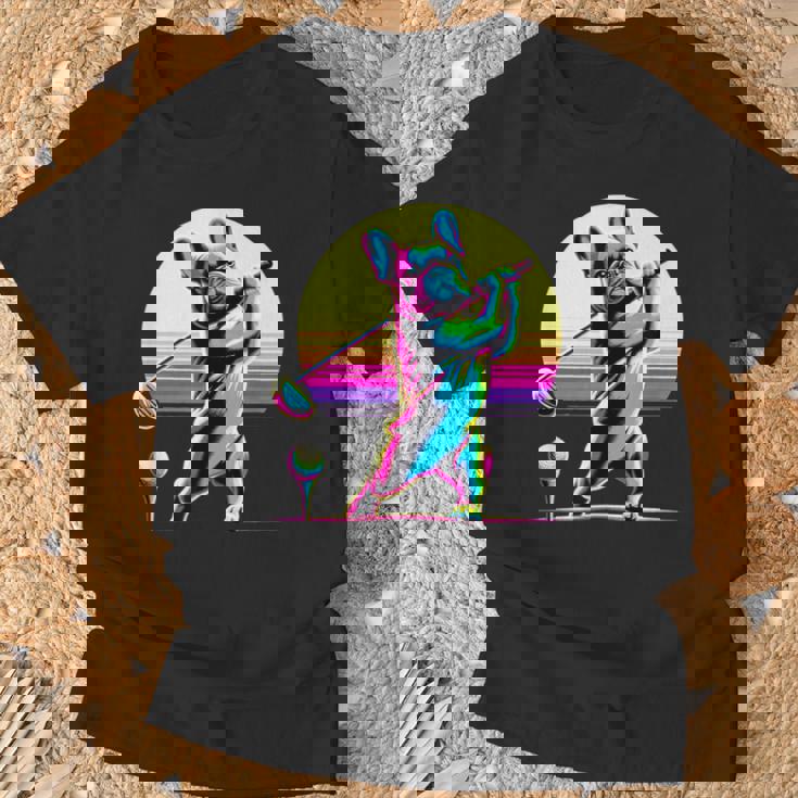 面白いtシャツ フレンチブルドッグ ゴルフ イヌ メンズ 犬 グッズ かわいい おもしろ 面白い 服 ネタ Tシャツ 高齢者への贈り物