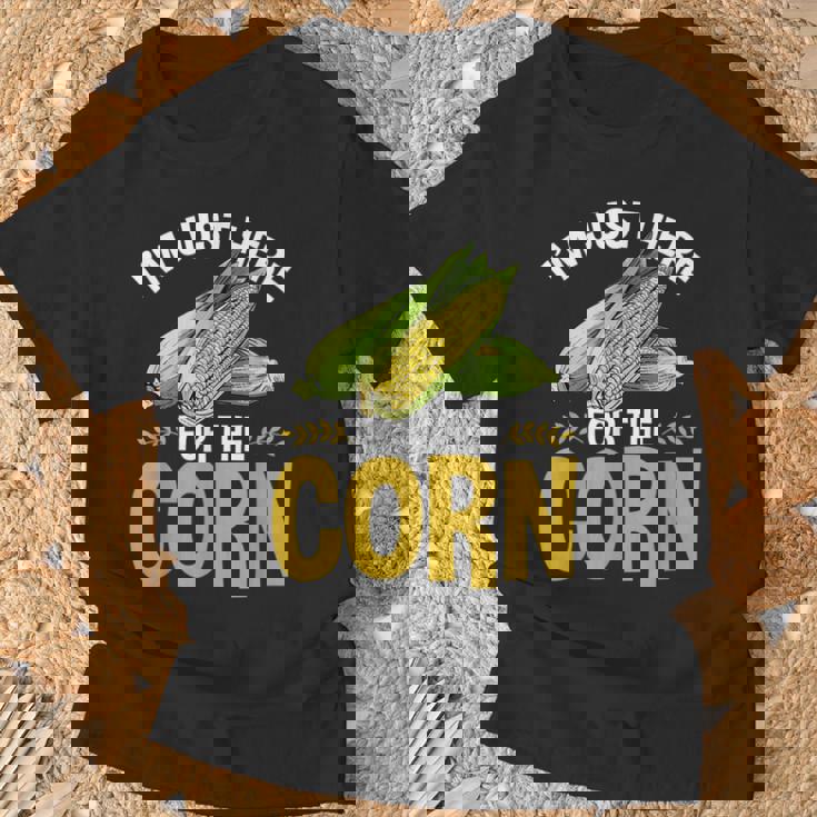 面白いとうもろこし野菜 とうもろこし Tシャツ 高齢者への贈り物