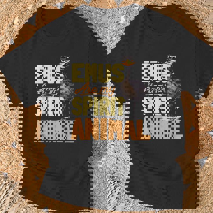 面白いエミューアニマルemus Are Mypiritアニマル。 Tシャツ 高齢者への贈り物