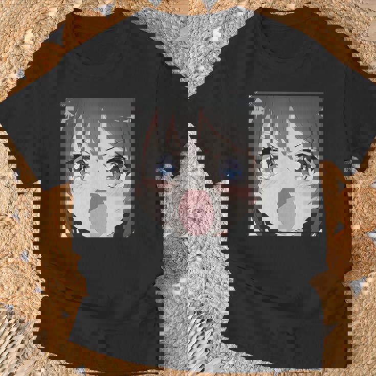 面白いカワイイガール 日本アニメ オタク Tシャツ 高齢者への贈り物