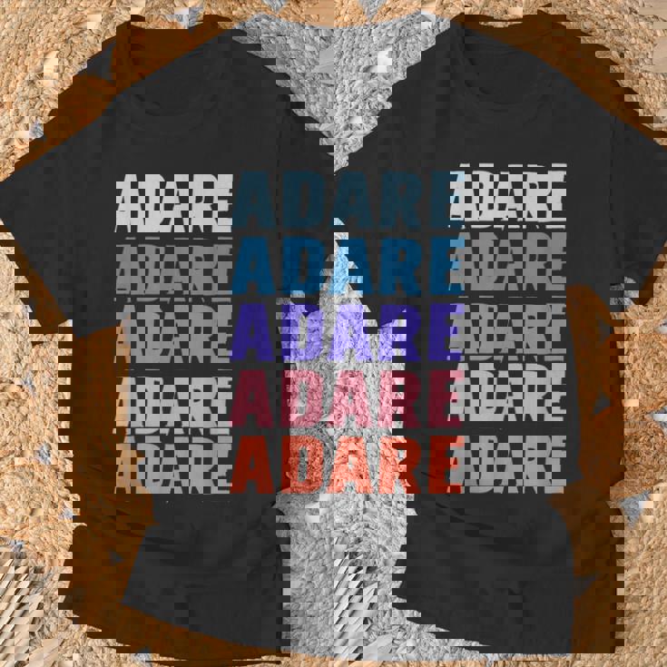 面白いギフトネーム Adare 名前入り Tシャツ 高齢者への贈り物