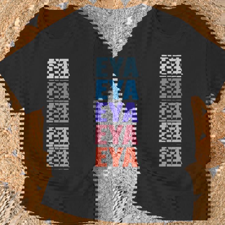 面白いギフト名 Eya 名前入り Tシャツ 高齢者への贈り物