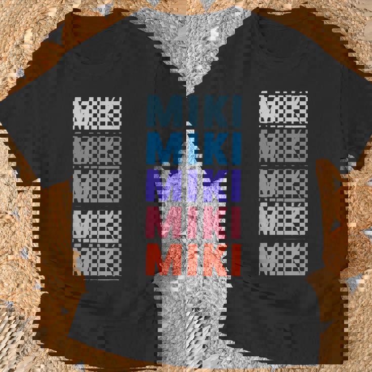 面白いギフト名 ミキ 名前入り Tシャツ 高齢者への贈り物