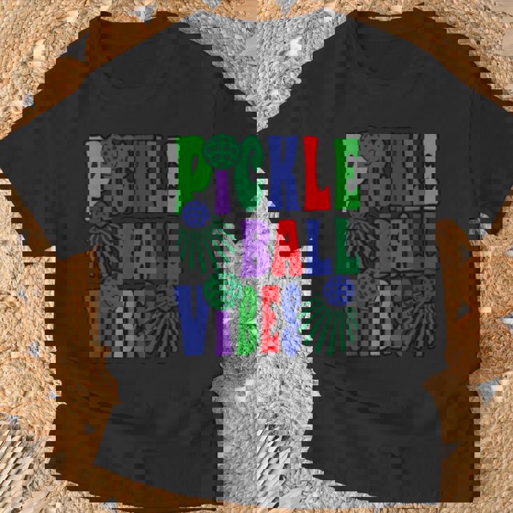 面白いスポーツデザイン女性男性ピックルボール Tシャツ 高齢者への贈り物