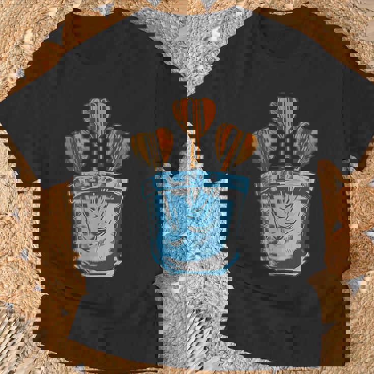 面白いダーツ Darts Tシャツ 高齢者への贈り物