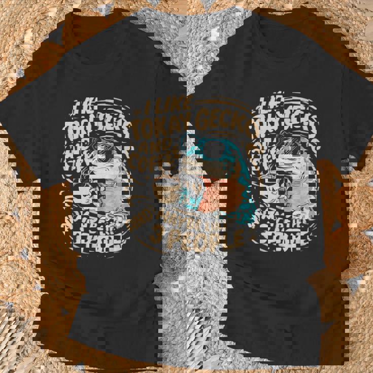 面白いトッケイヤモリの飼い主が爬虫類のトカゲを言う Tシャツ 高齢者への贈り物