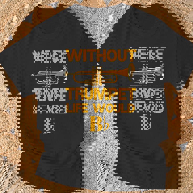 面白いトランペットシャツ 駄じゃれマーチングバンド トランペットジャズミュージシャン Tシャツ 高齢者への贈り物