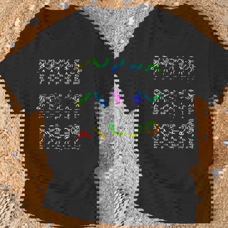 面白い代数のダンス機能 数学先生 オタクギフト アイデア Tシャツ 高齢者への贈り物