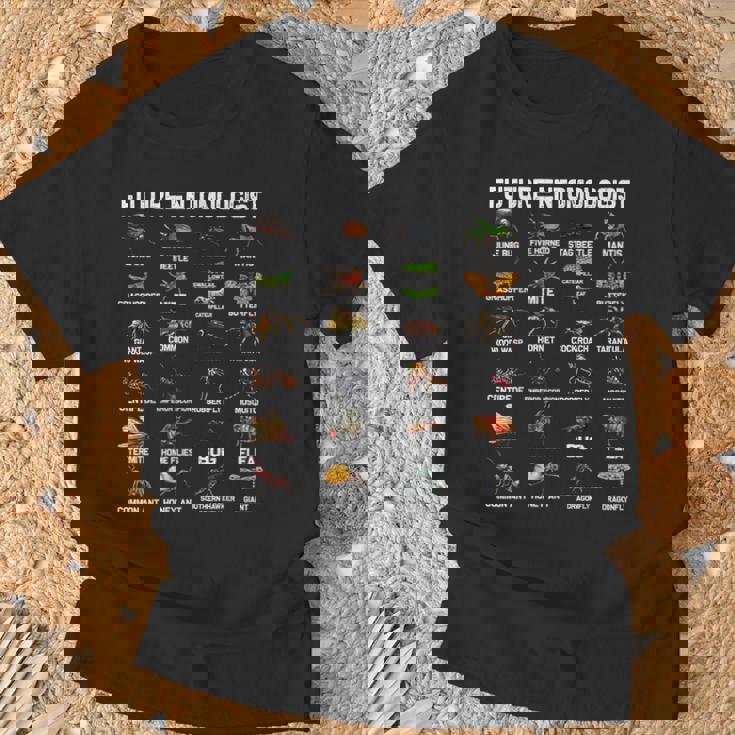 面白い昆虫学 虫虫好き 男性 女性 男の子 女の子 子供 Tシャツ 高齢者への贈り物