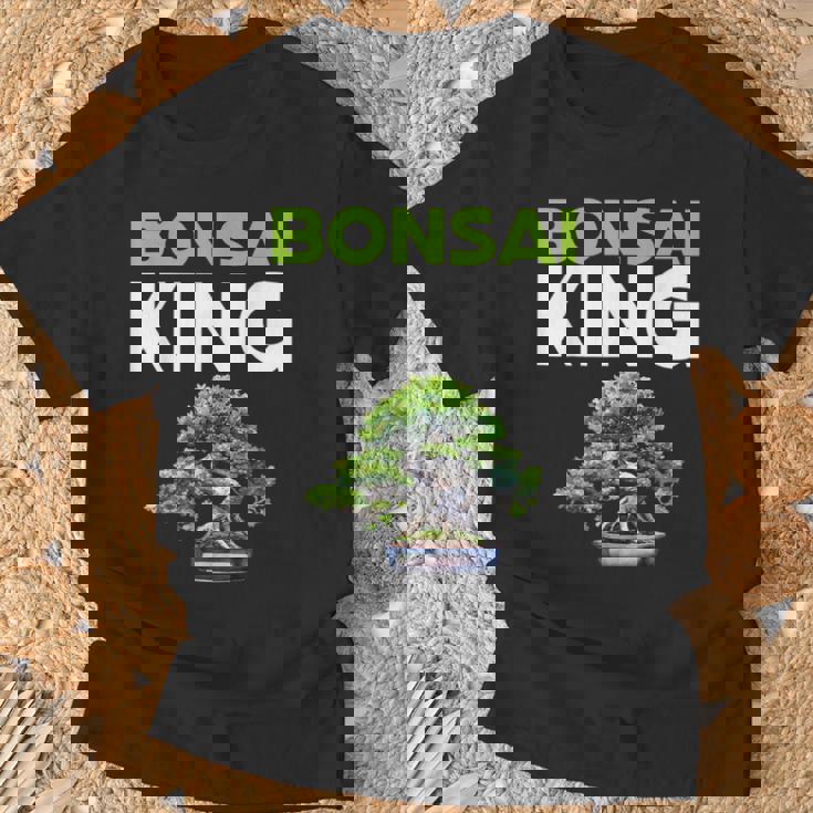 面白い盆栽愛好家 盆栽王 Tシャツ 高齢者への贈り物