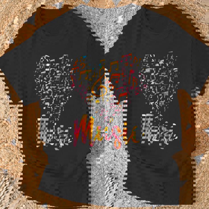 音楽家ギフト 楽器 音符 ト音記号 Tシャツ 高齢者への贈り物