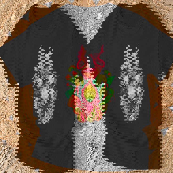 食虫植物 ネイチャーアート 食虫植物 サラセニア Tシャツ 高齢者への贈り物