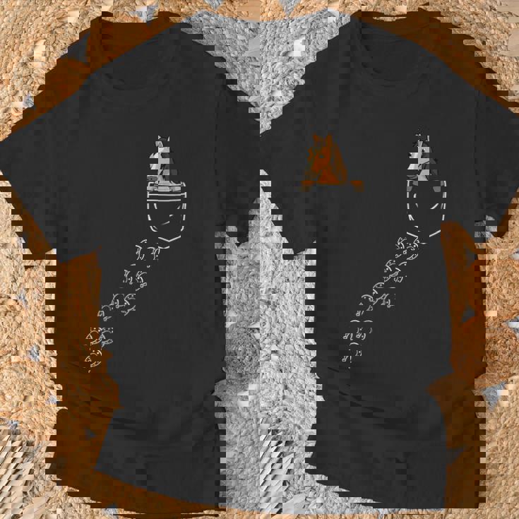 馬好き乗馬ポケット馬 Tシャツ 高齢者への贈り物