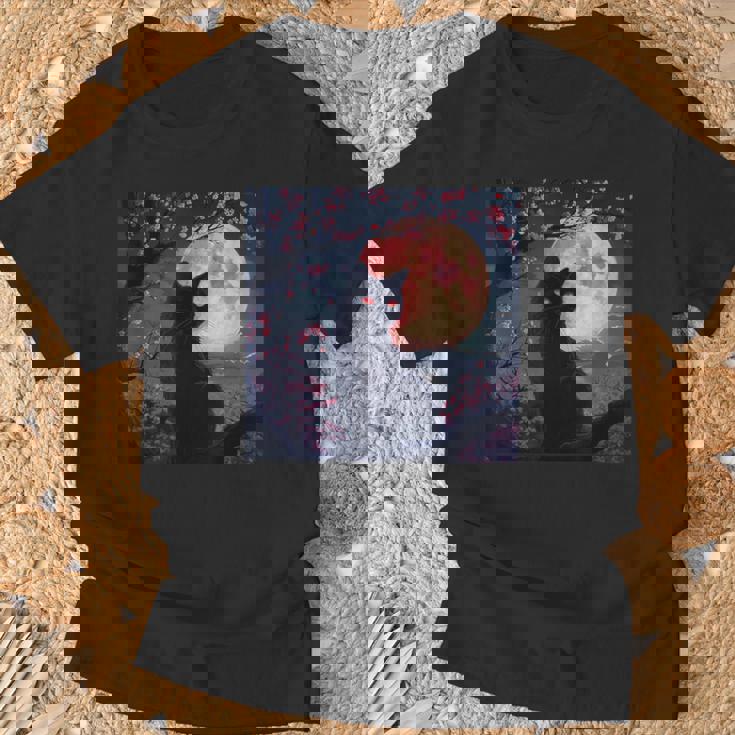 魅惑の赤い月 Tシャツ 高齢者への贈り物