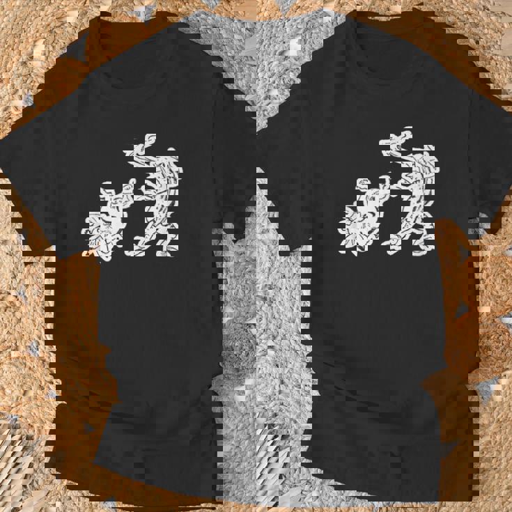 鳥獣戯画《蛙と兎・相撲》かえる うさぎ【日本・世界の名画】日本画 和柄 美術館アート Tシャツ 高齢者への贈り物