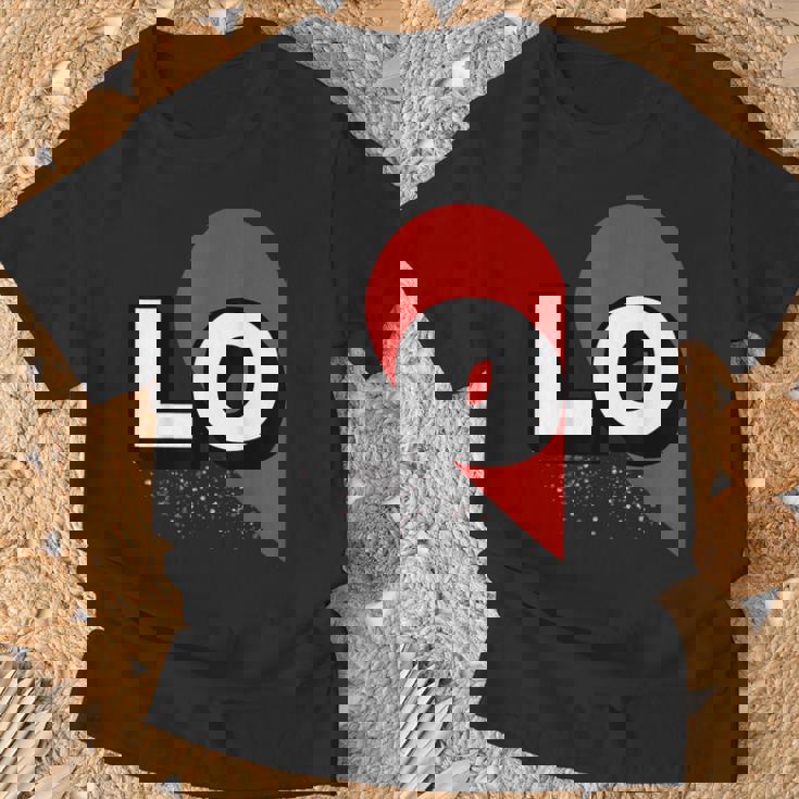 ２人で着るとハートが出来る Loveの文字になる 「Lo」カップル 恋人 Tシャツ 高齢者への贈り物